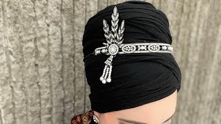 Flapper Headband photo shoot wrap style by Tichel Darling 296 views 3 months ago 6 minutes, 51 seconds
