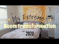 EXTREME BEDROOM MAKEOVER | TRANSFORMATION + ROOM TOUR 2020