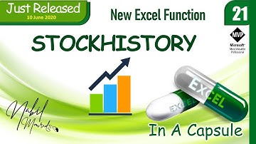 The New STOCKHISTORY Function...Just Released
