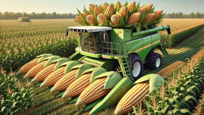 How American Farmers Harvest 386 Million Tons of Sweet Corn | Farming  Documentary