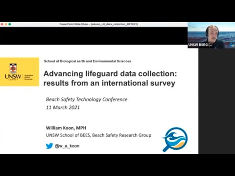 Advancing lifeguard data collection: results from an international survey - William Koon @ BSTC21