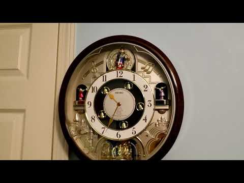 残り1つ！voice clock Seiko QXM106SRH 