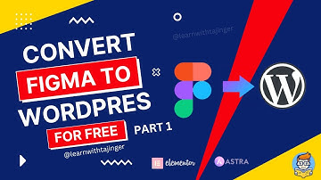 Convert Figma Design to WordPress Using Elementor Part 1 #wordpress #elementer @learnwithtajinder