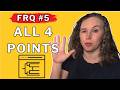 AP Biology FRQ #5 Breakdown: The Exact Structure That Earns All 4 Points