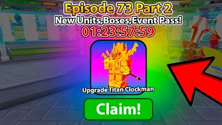 NEW UPGRADE TITAN CLOCKMAN IS SOON!🕰️ NEW UPDATE TOILET TOWER DEFENSE