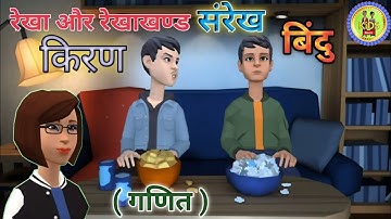 Line, Line Segment, Ray, Point | रेखा, रेखाखण्ड और किरण | रेखा और बिंदु | संरेख | Plane @Kids_Basic