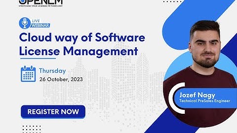 Cloud way of Software License Management