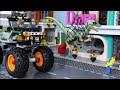 LEGO Experimental Dinosaur Catcher STOP MOTION LEGO Jurassic World Truck | Billy Bricks Compilations