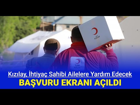 Kızılay yardım başvurusu nasıl yapılır 2024