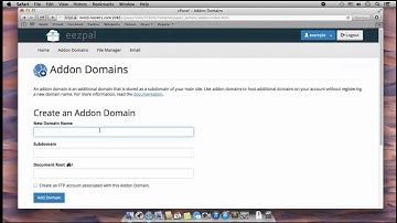 cPanel tutorial 2 : How to add an addon domain