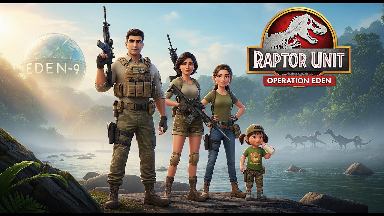 Raptor Unit - Operation Eden-9 - Kids Bed Time Stories!... - YouTube
