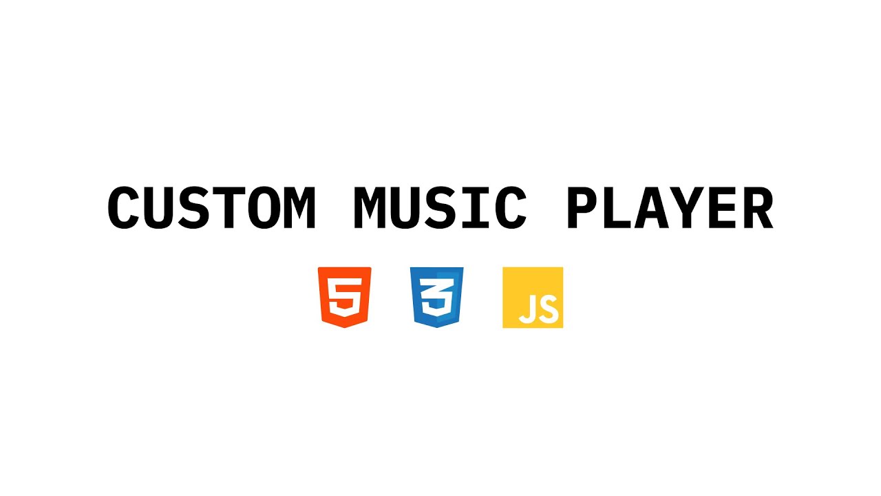 Custom Music Player in HTML, CSS and JS - YouTube