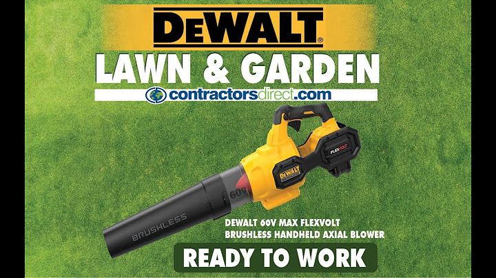 Dewalt 60v max flexvolt brushless handheld axial blower dcbl772x1