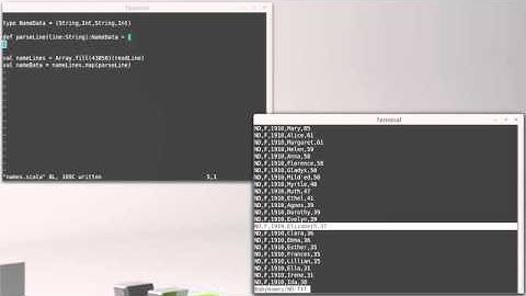 Playing with Data (in Scala)