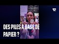 Des piles  base de papier le pari de befc