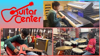 💥அமெரிக்கா MUSIC INSTRUMENTAL STORE-la இவ்வலோ Varieties இருக்கா⁉️ #guitarcenter #Plano #usa #tamil