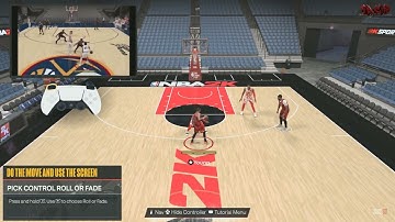 NBA 2K24 How To Pick Control Roll or Fade