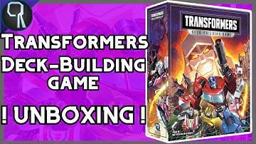 Transformers Deck Building Game by Renegade Games Unboxing