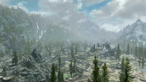 Skyrim Extreme View Distance Showcase