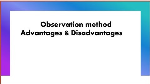 Problems in using Observation as a method of data collection