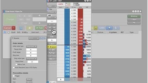 Use a stop order to trigger a bracket (OCO) in an effort to capture a breakout in price