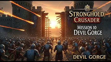 Stronghold Crusader: Definitive Edition – Co-Op Trail Mission 10 “Devil Gorge” 4K 60fps