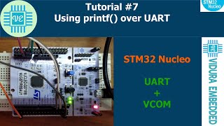 printf() over the uart using stm32