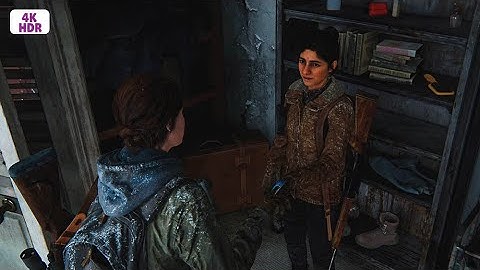 THE LAST OF US PART II PS5 Enhanced Version [Dina gives Ellie a collectible] 4K 60FPS PS5 HDR