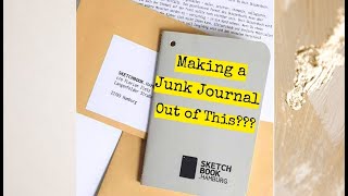 Making a Junk Journal Out of a Sketch Book - Is it Possible??? Also: supporting @shabbydabbydoodah screenshot 1
