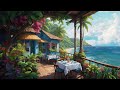 Island Café Vibes - Smooth Summer Jazz by the Ocean 🌴🎷