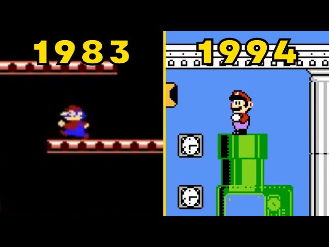 The Evolution of Super Mario Games (1983-2021) 