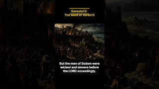 Genesis 13: The Word of Verse 13