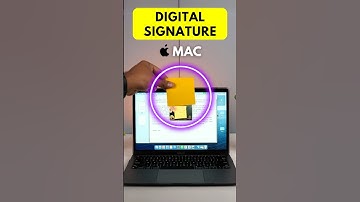 Digital Signature in MAC #mymactalk #macbooklcd #apple #mactutorial