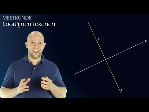 Video: Hoe construeer je een loodlijn?