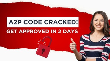 We cracked the A2P Code! Get approved in 2 days