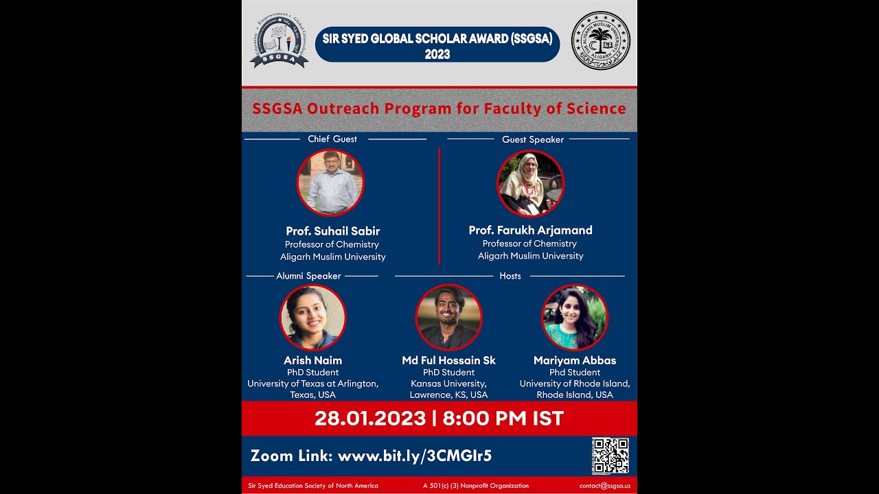 SSGSA Outreach Program: Faculty of Science