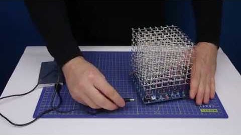 8x8x8 LED Cube DIY kit PART II