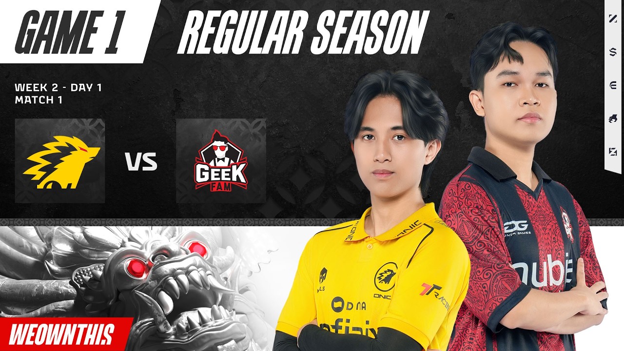 ONIC vs GEEK | Regular Season Week 2 Day 1 | Game 1 | #MPLIDS17