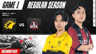 ONIC vs GEEK | Regular Season Week 2 Day 1 | Game 1 | #MPLIDS17
