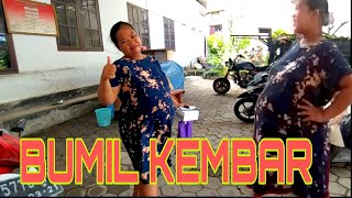 WAO...!!!PERUT BUMIL KEMBAR???. SEKALIAN 3 ANAK@MAYAGOleber14