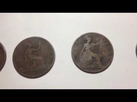 1960s Queen V to Queen Elizabeth ^ 1900s LOT OF 20 UK BRITISH PENNY COINS 1899