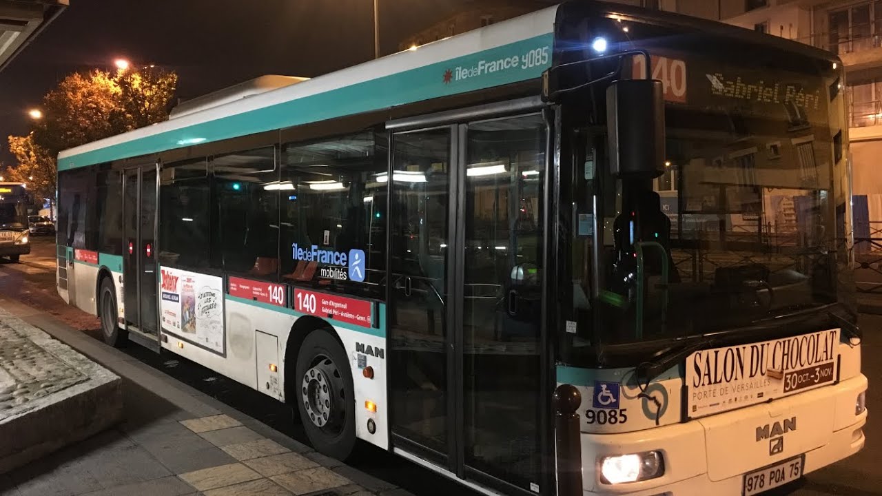 BuS RATP — Ligne 140 — Man nl223 — 9089 — TOUTE LA LIGNE YouTube BuS RATP — Ligne 140 — Man nl223 — 9089 — TOUTE LA LIGNE YouTube