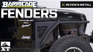 Jeep Wrangler Barricade Fenders (1997-2006 TJ) Review & Install