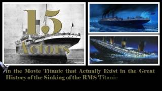 Amazing, 15 main actors in the movie of Titanic in the history of the sinking of the RMS Titanic