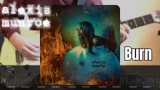 Alexis Munroe  - Burn (Guitar Cover + On-Screen Tabs)