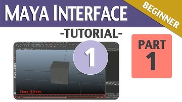 MAYA INTERFACE ▶️▶️▶️ TUTORIAL #01 (Part 1) (Beginner level)