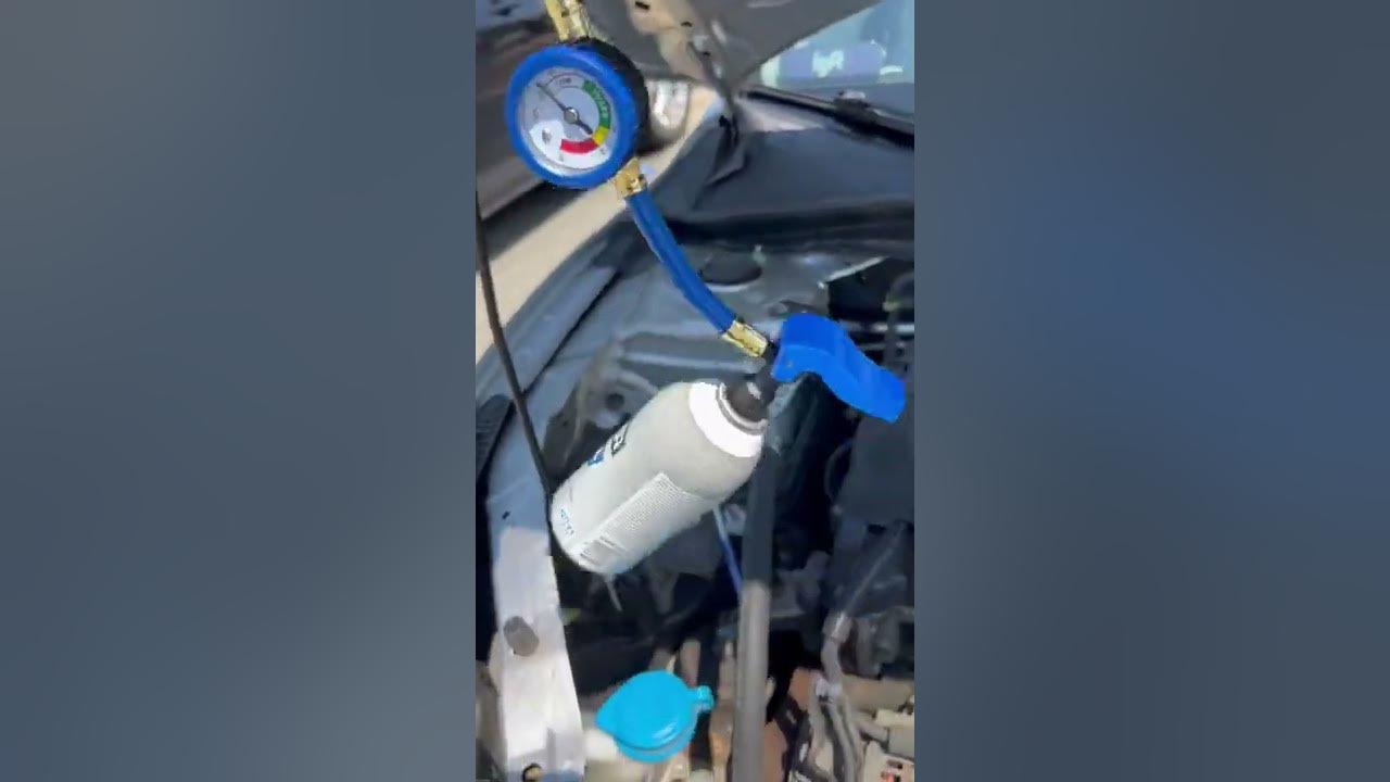 Recharging A/C on a Honda Accord 2014 - YouTube