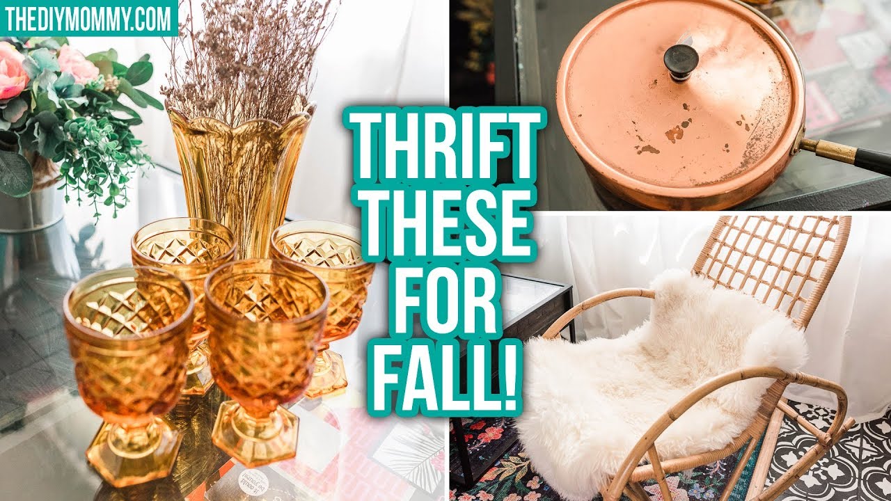 Thrift Store Finds for Fall 🍁 Decor to Look For! - YouTube