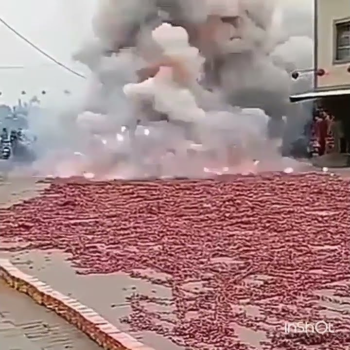 Petasan terbesar di dunia | firecrackers bomb