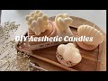 Bubble Candle DIY | Candle Making from old candles | 큐브 캔들 만들기